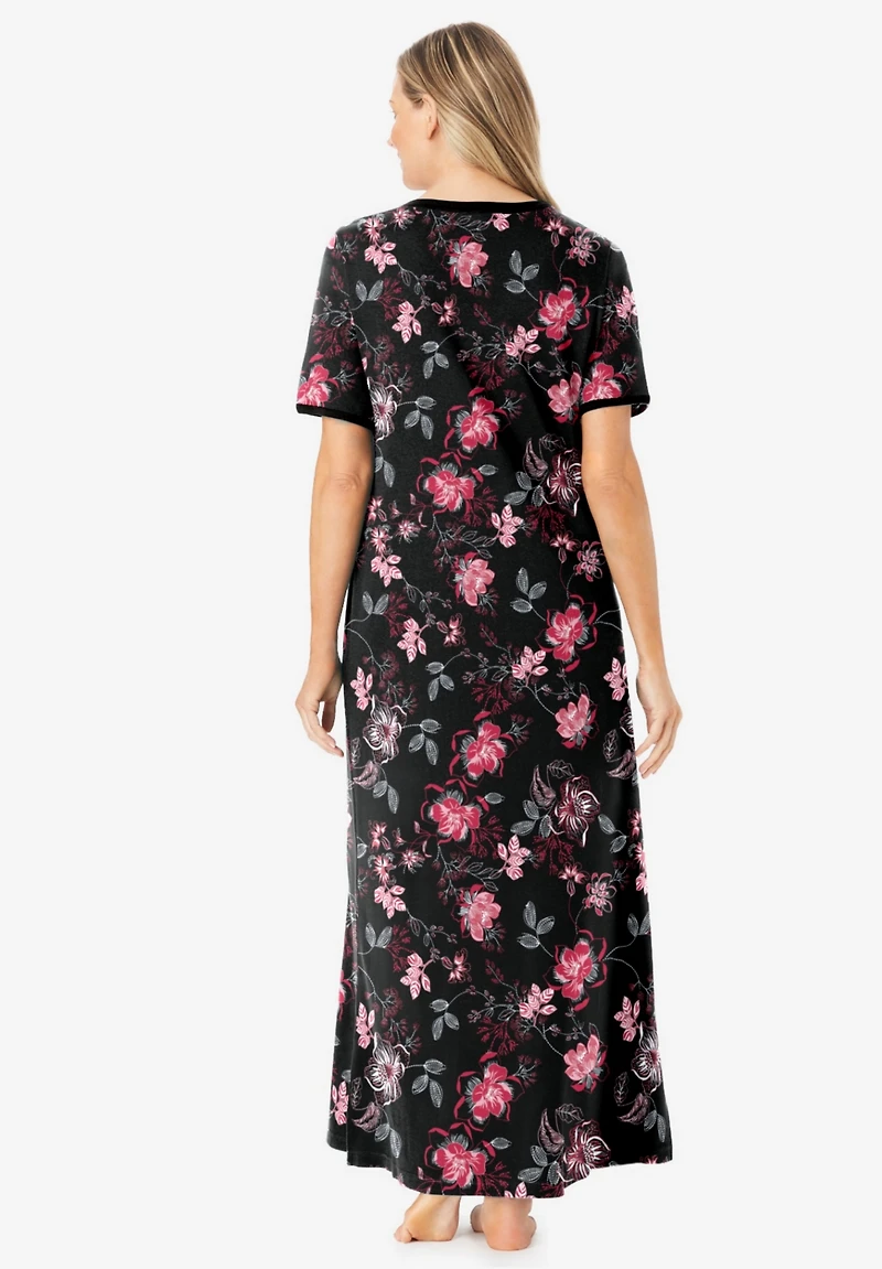 Dreams & Co. Petite Long T-Shirt Lounger