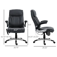 Vinsetto Executive Office Chair with Vibration Massage, Heating