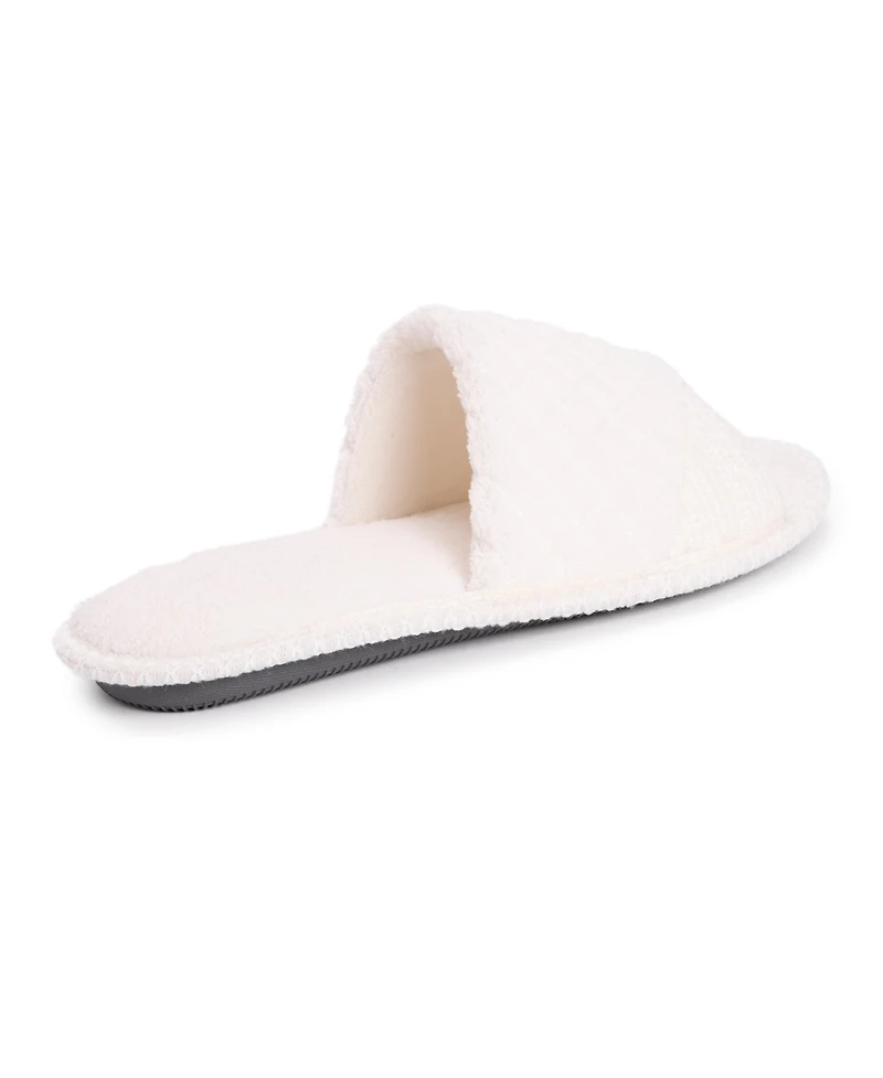 Muk Luks Women's Sally Open Toe Scuff Slippers