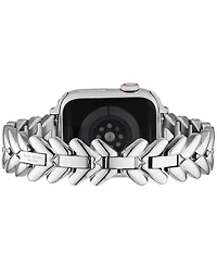 Kate Spade New York Silver-Tone Stainless Steel Band for Apple Watch 38mm-49mm