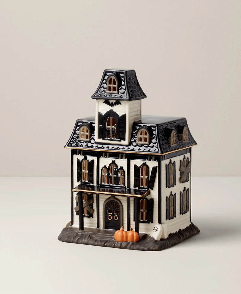 Lenox Classic Halloween Light-Up House Figurine