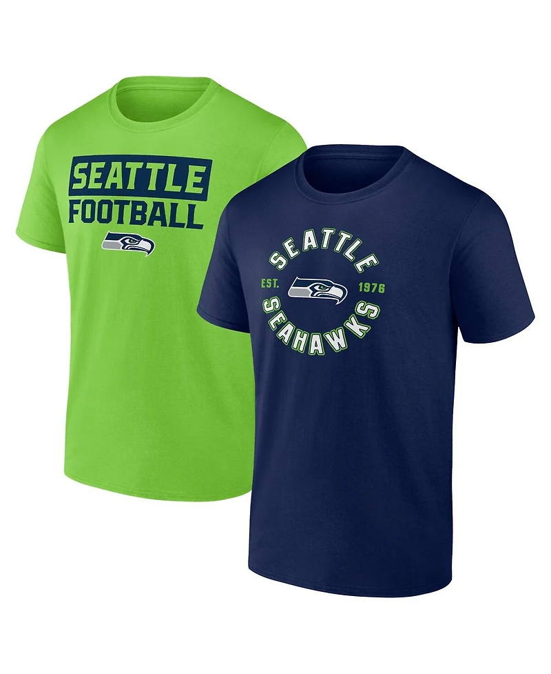 Fanatics Men's Seattle Seahawks Serve T-Shirt Combo Pack