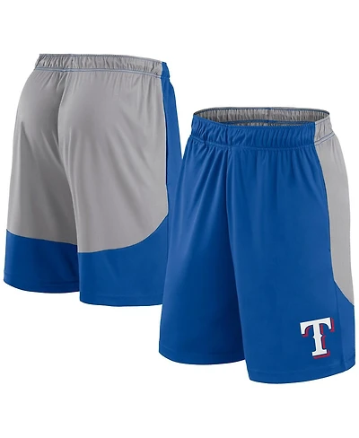 Fanatics Men's Royal/Gray Texas Rangers Go Hard Shorts