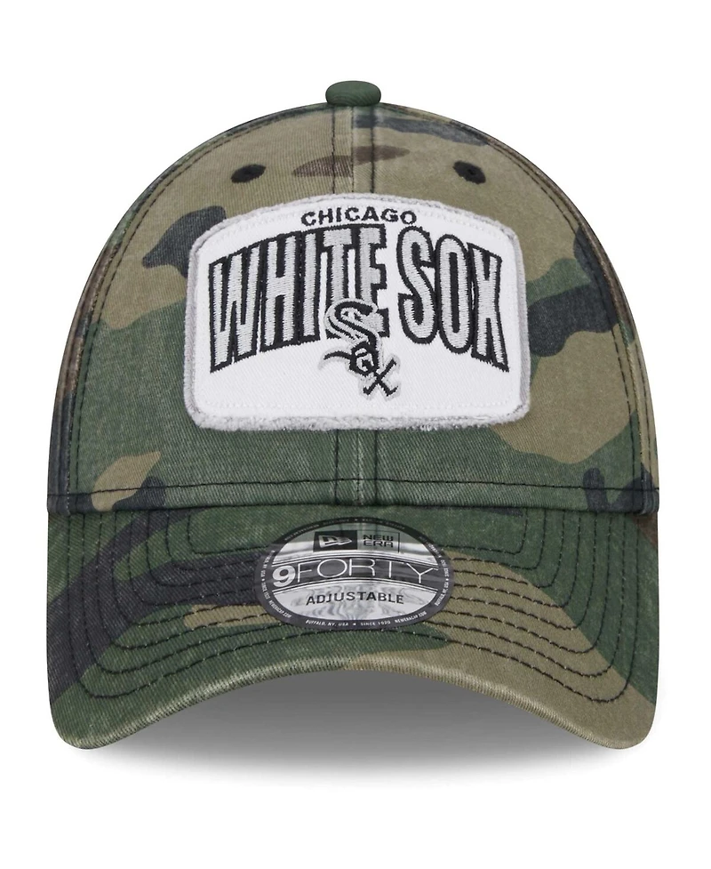 New Era Men's Camo Chicago White Sox Gameday 9FORTY Adjustable Hat