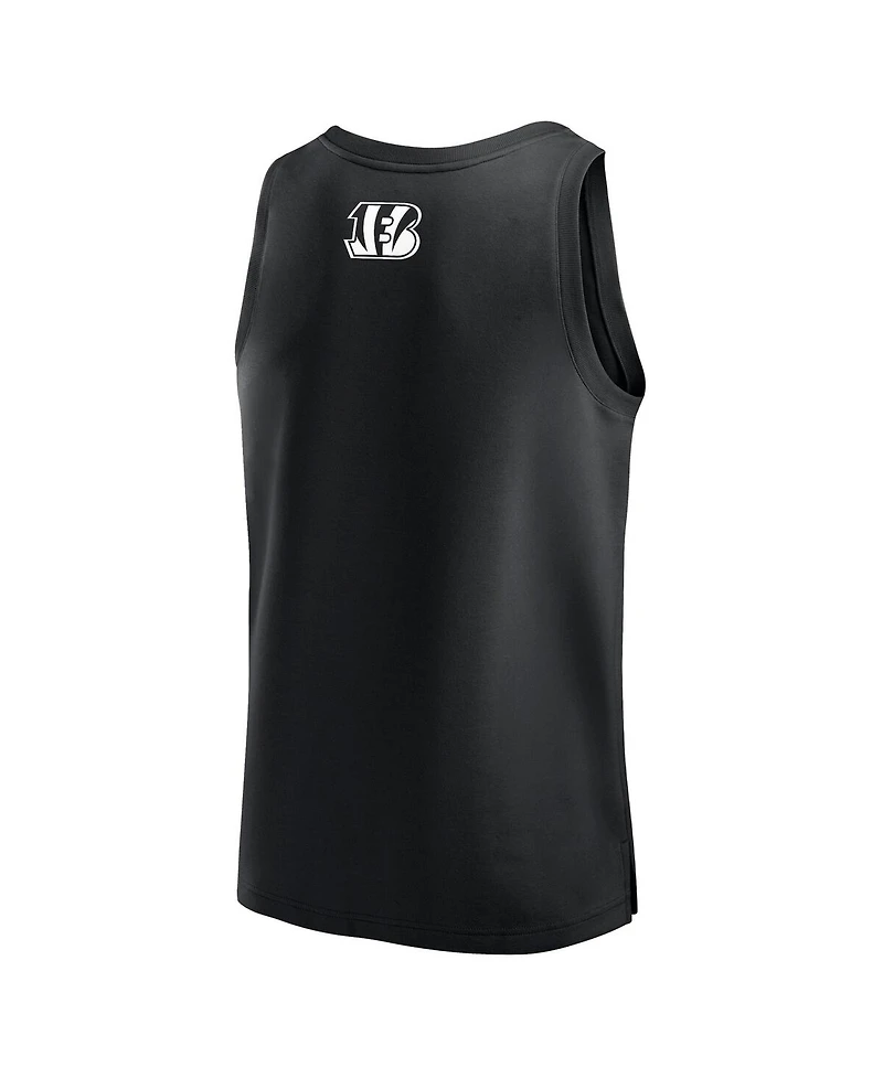 Fanatics Men's Black Cincinnati Bengals Elements Tank Top