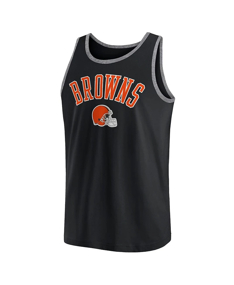 Fanatics Men's Black Cleveland Browns Bet Tank Top