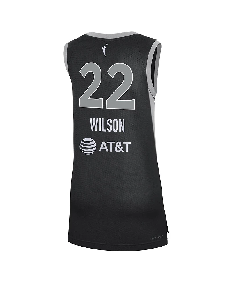 Nike Men's and Women's A'ja Wilson Black Las Vegas Aces Explorer Edition Player Jersey