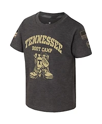 Colosseum Toddler Charcoal Tennessee Volunteers Oht Military Appreciation Boot Camp T-Shirt