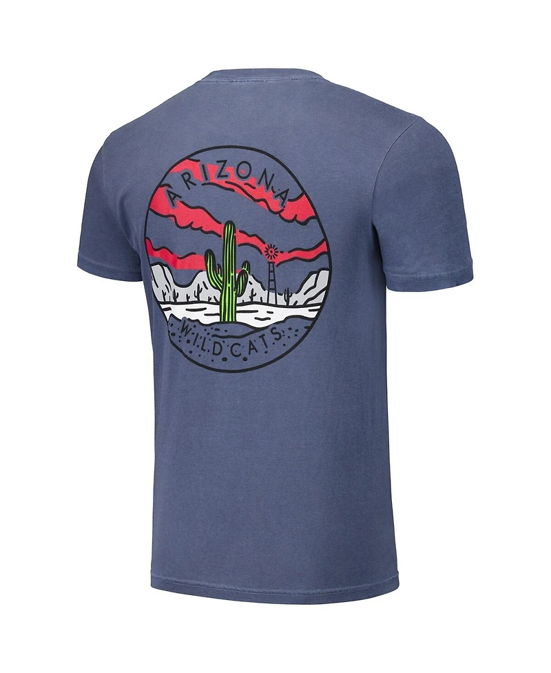 Image One Men's and Women's Navy Arizona Wildcats Scenic Comfort Colors T-Shirt