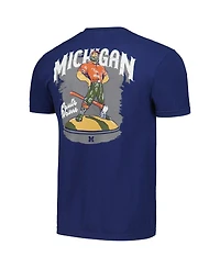 Image One Men's and Women's Navy Michigan Wolverines Hyper Local Paul Bunyan Trophy T-Shirt