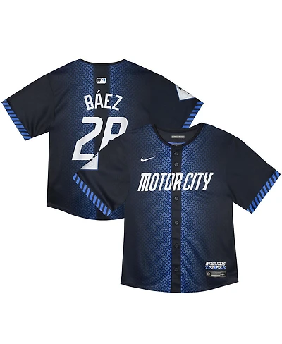 Nike Toddler Javier Baez Navy Detroit Tigers 2024 City Connect Limited Jersey