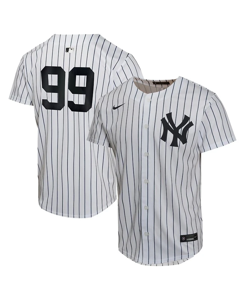 Nike Big Boys and Girls Aaron Judge White New York Yankees Home Game Player Jersey