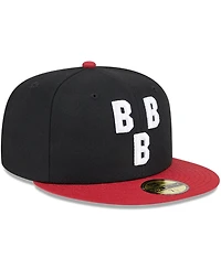 New Era Men's Black Birmingham Barons 2024 Rickwood Classic 59FIFTY Fitted Hat