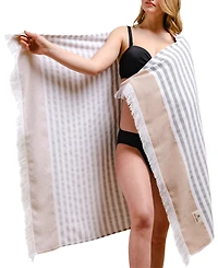 American Soft Linen Peshtemal 100% Turkish Cotton 4-Pack Beach Towels, 35" x 60"