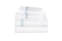 Superior Egyptian Cotton 1000 Thread Count Embroidered Bed Sheet Set
