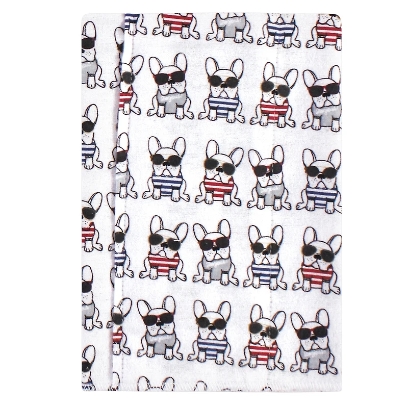 Hudson Baby Boys Little One's Cotton Flannel Bundle 14 Burp Cloths & Receiving Blankets