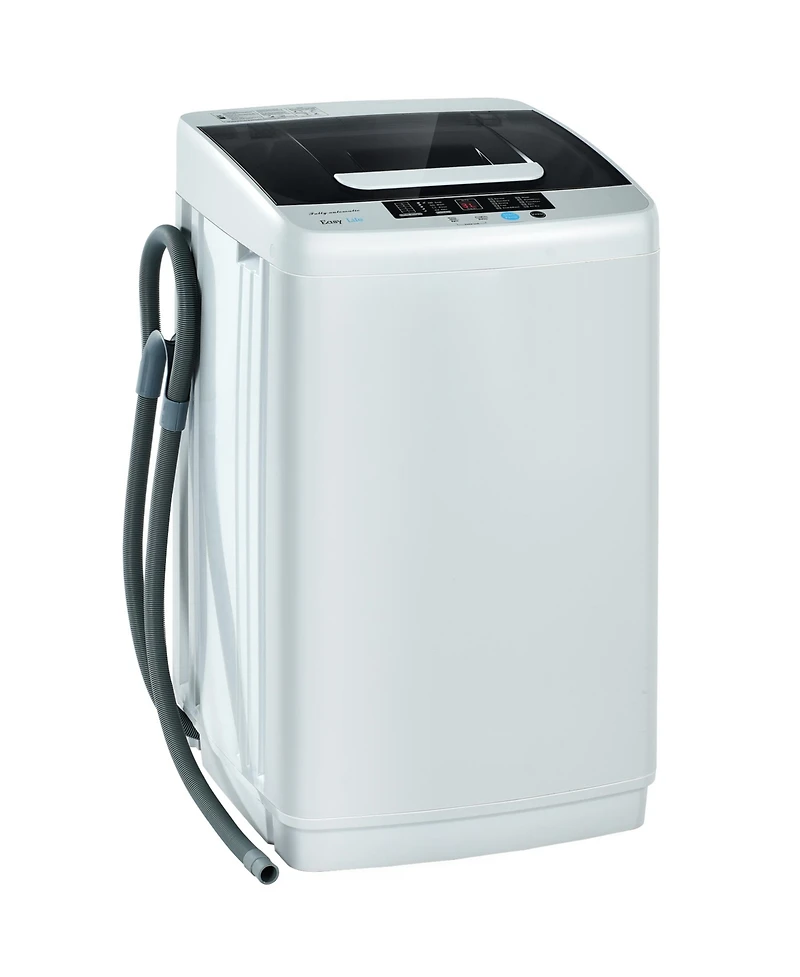 Gymax Full-Automatic Washing Machine Portable Compact Laundry Washer Spin 8.8 lbs