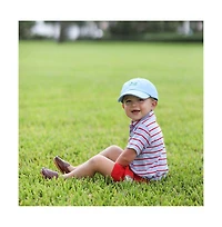 Bits & Bows Boys Boys Golf Cart Baseball Hat in Blue