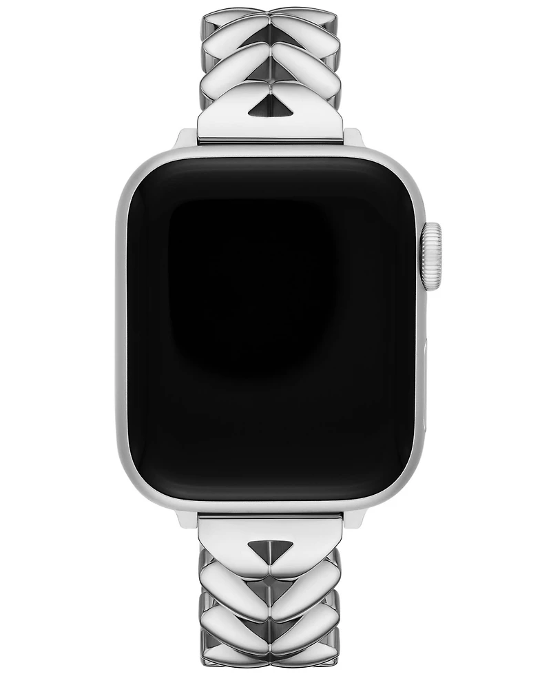 Kate Spade New York Silver-Tone Stainless Steel Band for Apple Watch 38mm-49mm