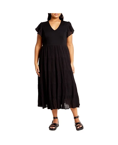 City Chic Plus Marley Dress