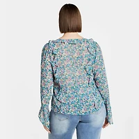 City Chic Women's Lidia Print Top