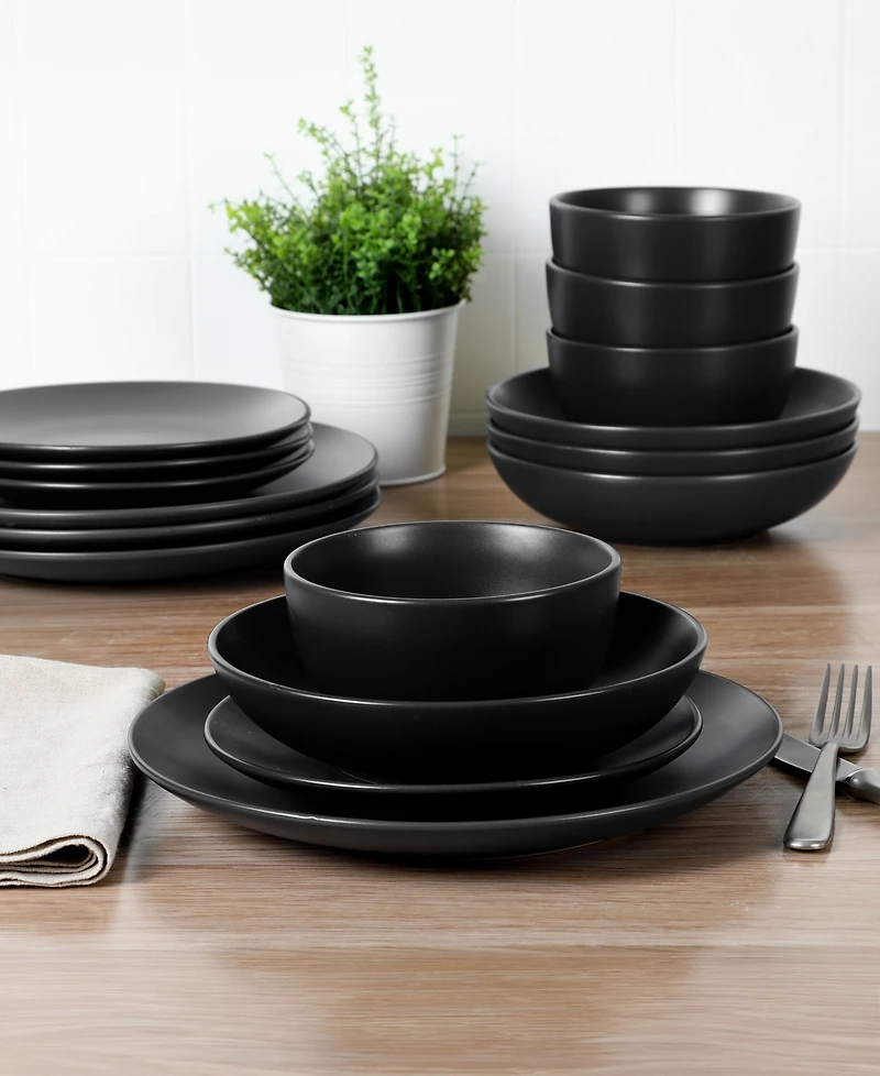 Gibson Home Queenslane 16 Pc. Dinnerware Set, Service for 4
