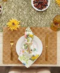 Design Imports Basketweave Woven Placemat Set of 4
