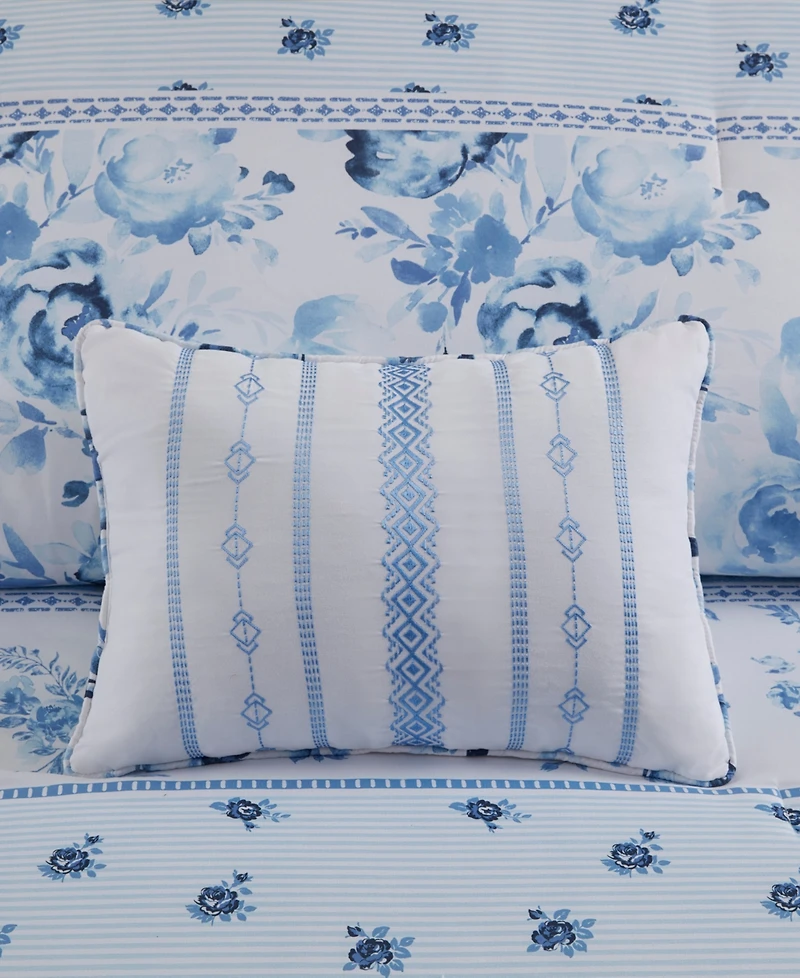Intelligent Design Christa Floral Striped 5-Pc. Comforter Set, Full/Queen