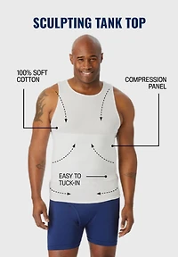 KingSize Big & Tall Sculpting Tank Top