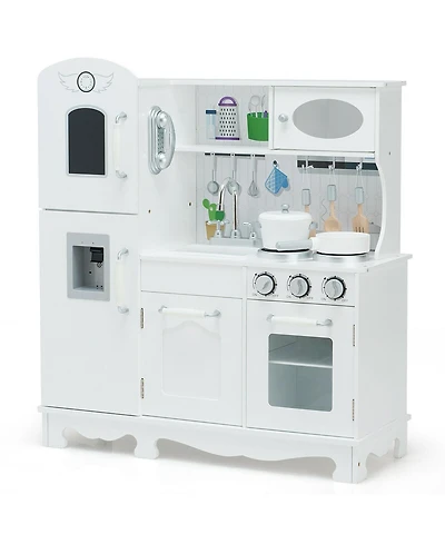 Kitchen Pretend Play Cookware Toys for Kids with Water Dispenser