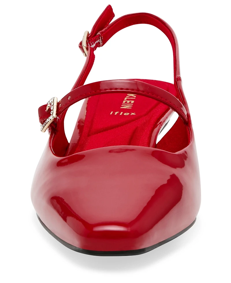 Anne Klein Women's Tyra Mary Jane Slingback Kitten Heel Pumps