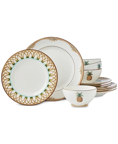 Lenox British Colonial Bamboo 12-Pc. Dinnerware Set, Service for 4