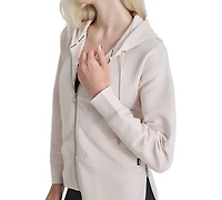 Dkny Women's Tech Ottoman Full-Zip Hoodie