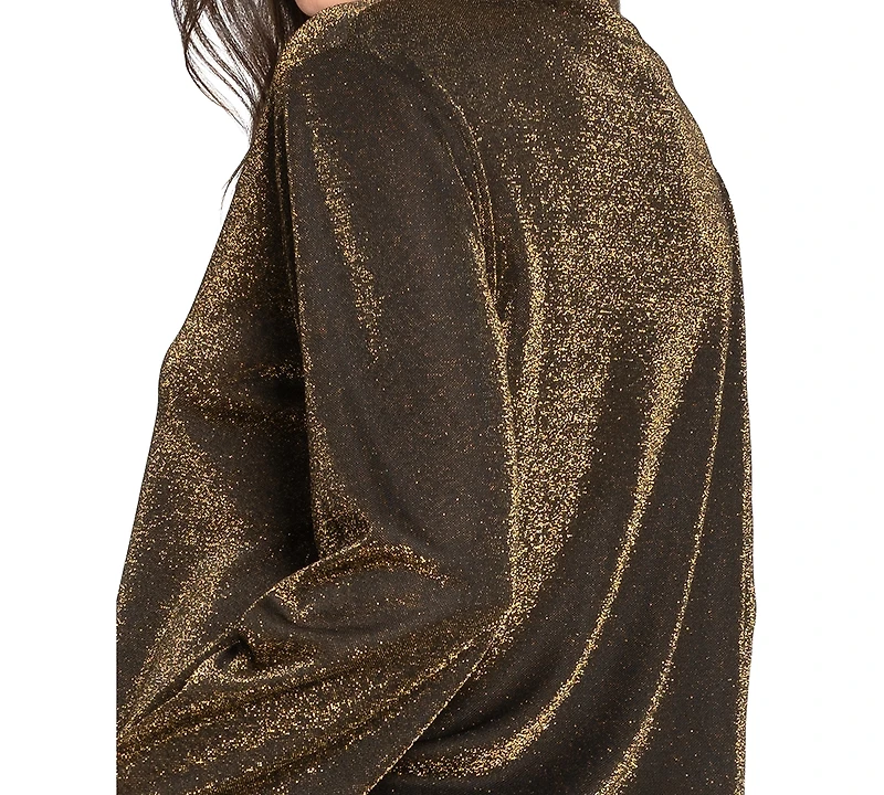 Linea Donatella Women's 2-Pc. Metallic Pajamas Set