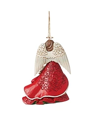 Jim Shore Christmas Angel with Cardinal Ornament