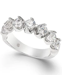 Certified Diamond Scallop Ring 1 2 2 Ct. T.W. In 14k White Gold