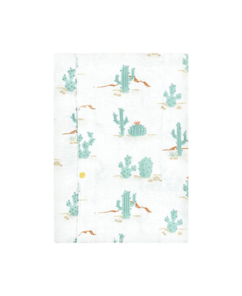 Hudson Baby Unisex Soft Flannel Cotton Blend Burp Cloths Bundle