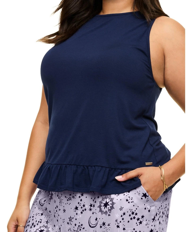 Adore Me Plus Aerys Pajama Tank & Pants Set