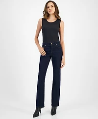 I.n.c. International Concepts Women's Mid-Rise Bootcut Jeans, Created for Macy's