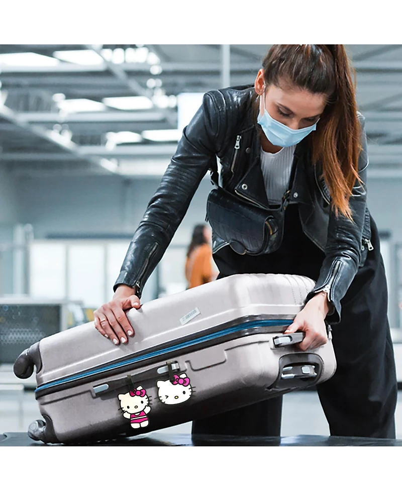 Hello Kitty Sanrio Luggage Tag Kuromi, My Melody Pvc Travel Tags Gifts - Set of 4