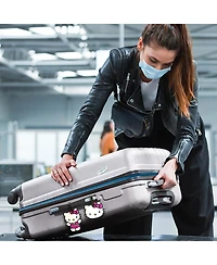 Hello Kitty Sanrio Luggage Tag Kuromi, My Melody Pvc Travel Tags Gifts - Set of 4
