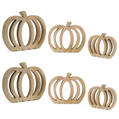 Halloween Pumpkin Cut-Outs Set of 6