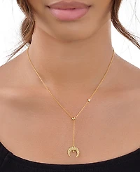 Sterling Forever Women's Selene Lariat Necklace