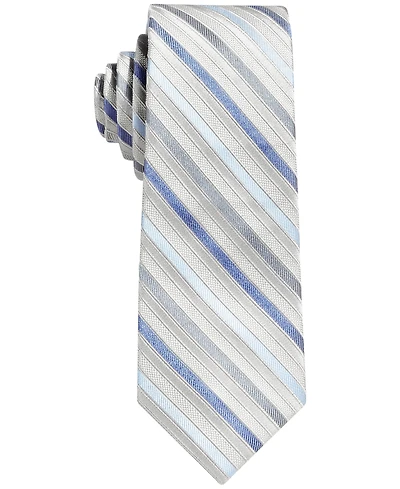 Calvin Klein Big Boys Gemstone Striped Zipper Necktie