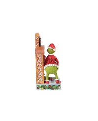 Jim Shore Grinch Pushing Sisal Tree Up Figurine