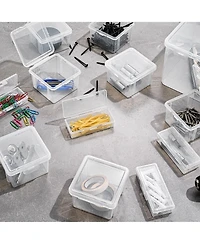 Sorbus 12-Piece Sewing and Craft Material Storage Set with Lids