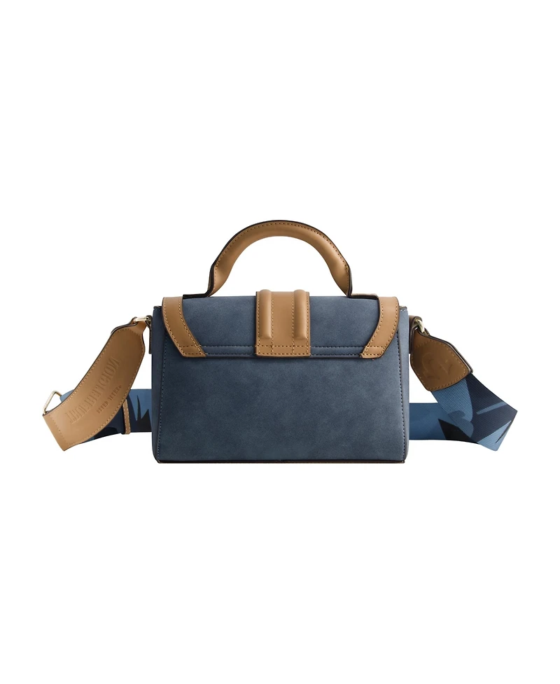 True Religion Mini Camo Strap Satchel