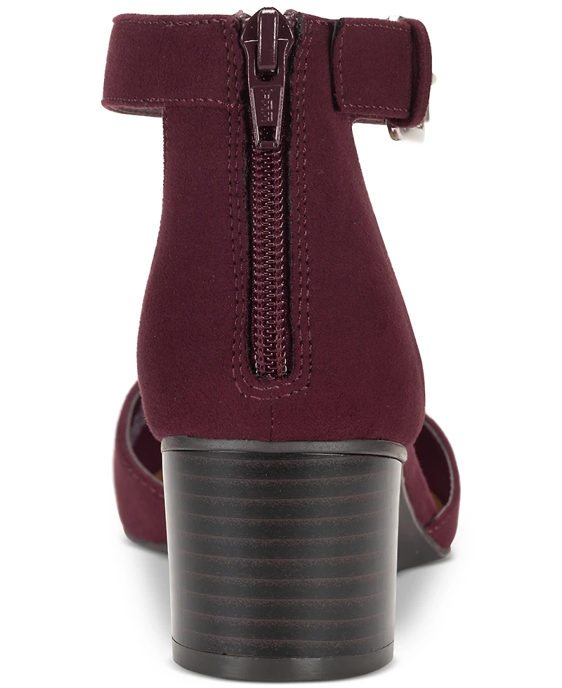 Style & Co Women's Alinaa Two Piece Stacked Heel Dress Pumps, Created for Macy's