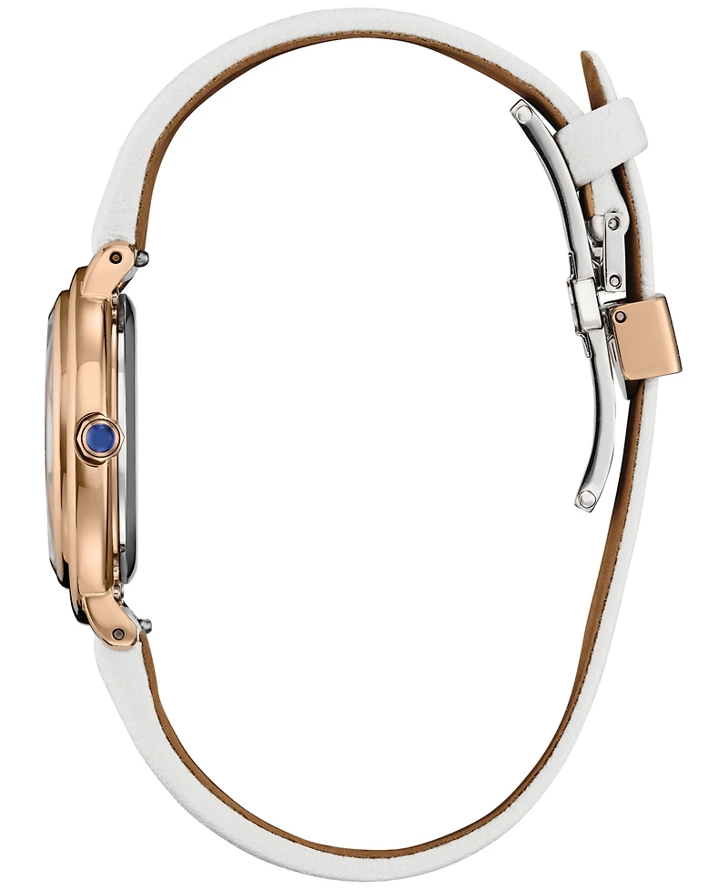 Citizen Eco-Drive Women's L Arcly Diamond Accent Rose Gold-Tone Stainless Steel Bracelet Watch 31mm