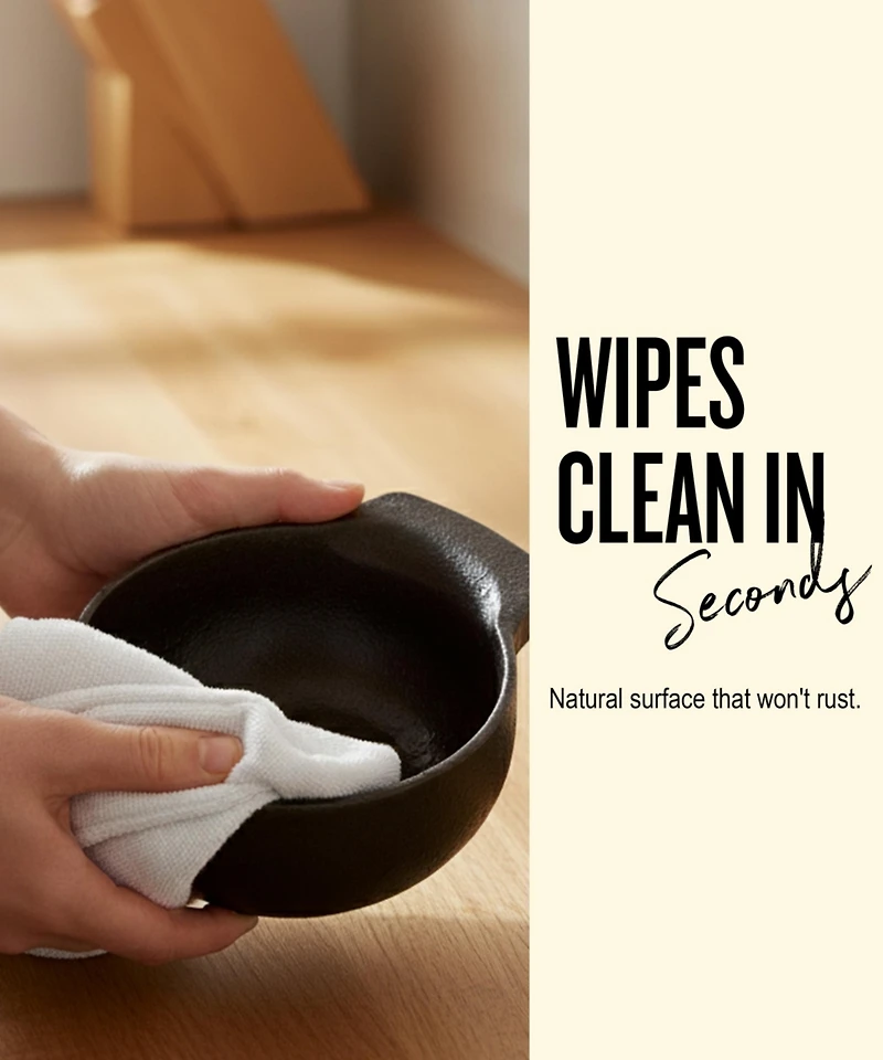 Alva Nori Enameled Cast Iron Mortar & Pestle Set - 2C Capacity